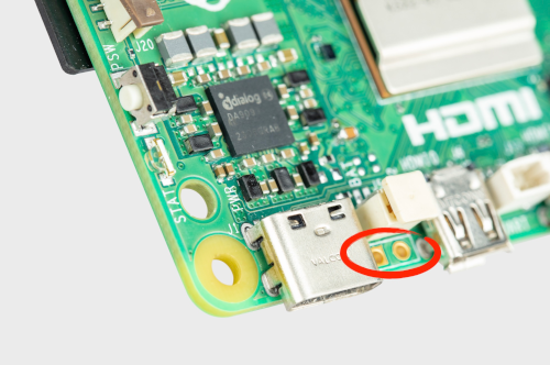 Raspberry 5 J2 Jumper